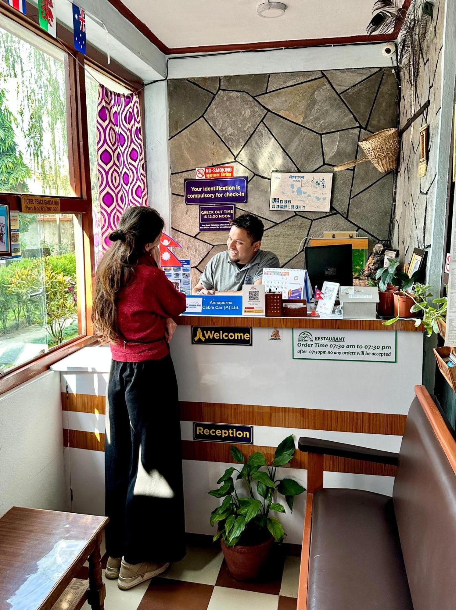Hotel Peace Ganga Inn Pokhara Exterior photo